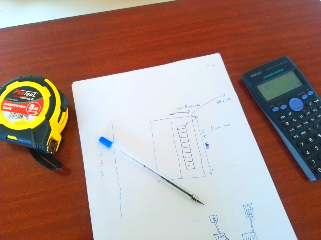 Tools for a site survey - helping to design your solar PV system and make sure it meets planning requirements.
