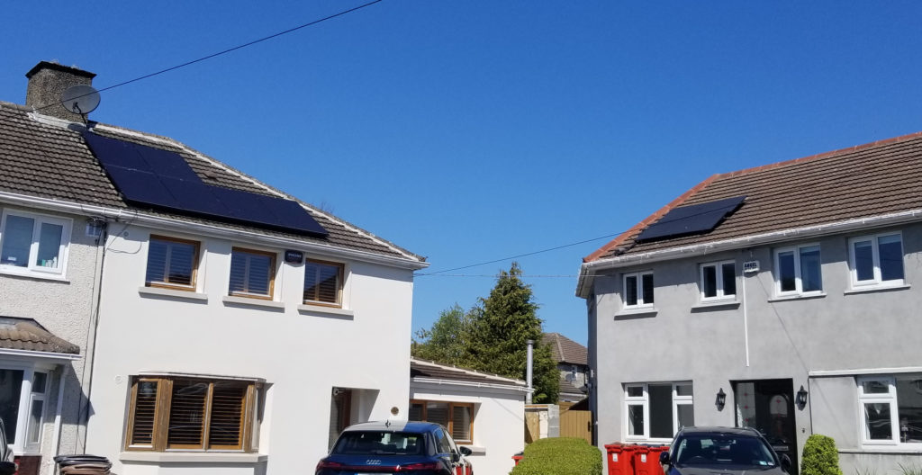Contrast between thermal solar and PV solar panels in Ireland