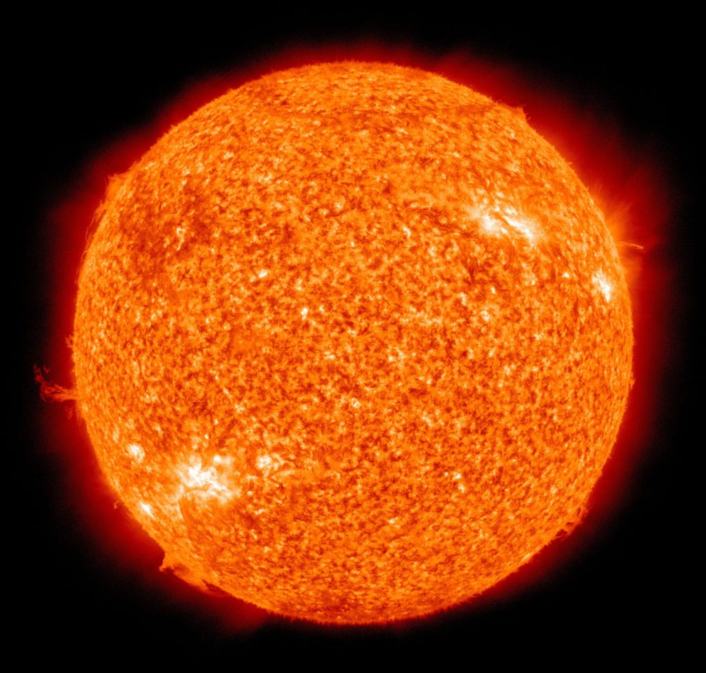 Image of the sun.  Ultimately, all solar panels work based on energy that comes from the sun.