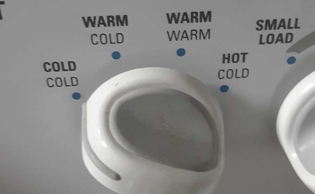 Washing machine control knobs